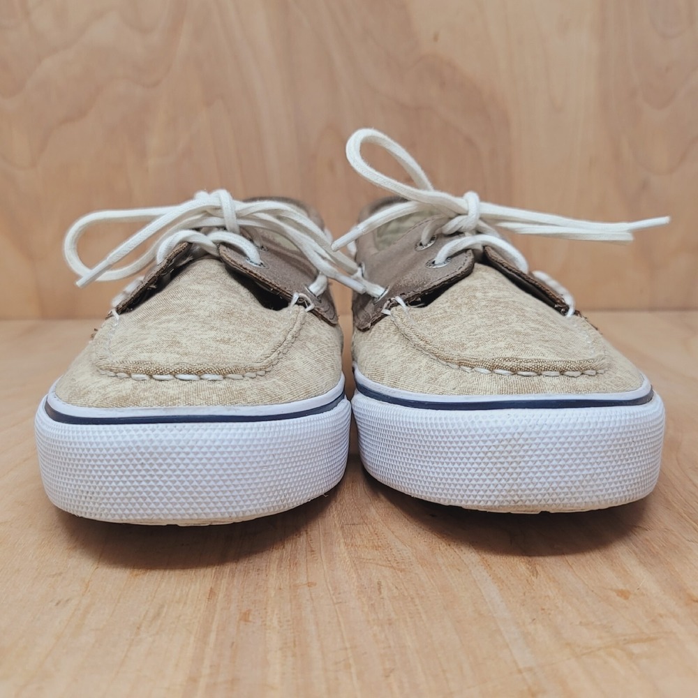 Sperry Topsider Boat Shoes Mens 10.5 M Bahama II White Cap Sneakers STS13106 - Picture 5 of 14
